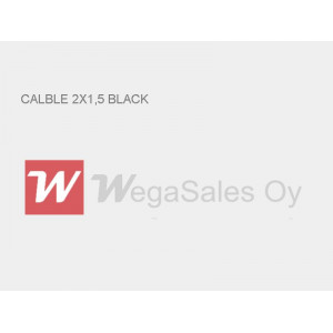 CALBLE 2X1,5 BLACK